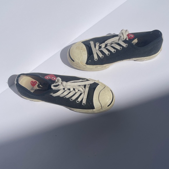 Rare Converse Jack Purcell x Comme Des Garćon Play tennis shoes 7 - Picture 8 of 14